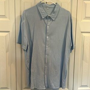 Mens Short Sleeve Button Up Shirt.